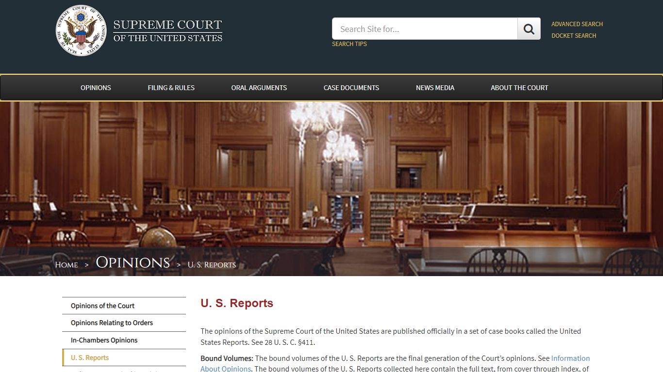 U.S. Reports - Supreme Court of the United States